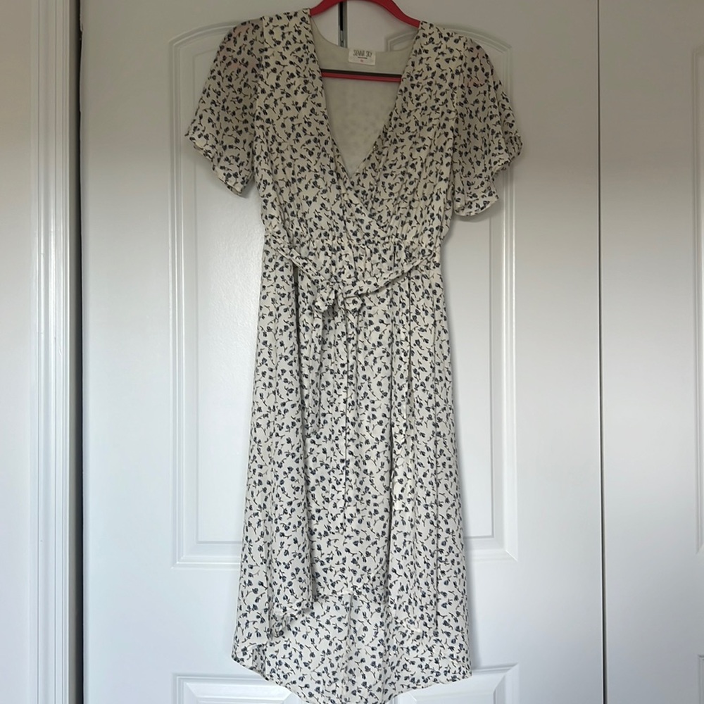 Blue flower dress